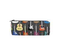 Linomo Pencil Case Musical Instruments Music Guitar Violin Pencil Pen Bag Pouch Holder for Kids School Office