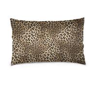 Linomo Throw Pillow Cover 20x30 inch, Leopard Print Decorative Pillow Cases Cushion Cover for Couch Sofa Bed Home