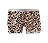 Linomo Women's Boxer Briefs Panties Animal Leopard Print Underwear Boyshort Boxers Shorts for Women Girls Multicolor