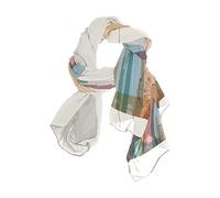 linomo Women's Chiffon Silk Large Scarf American New York City Long Shawl Wrap Silk Like Scarf