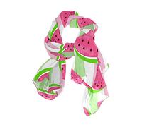 linomo Women's Chiffon Silk Large Scarf Watermelon Stripe Long Shawl Wrap Silk Like Scarf