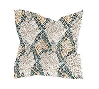 linomo Women's Chiffon Silk Scarf Animal Snake Print Square Shawl Wrap Silk Like Scarf