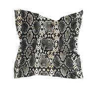 linomo Women's Chiffon Silk Scarf Snake Skin Print Square Shawl Wrap Silk Like Scarf
