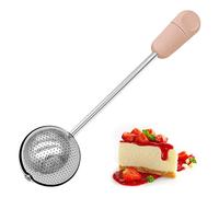 LINONI Stainless Steel Spice Icing Sugar Powder Shaker Duster Spoon Flour Powder Sifters for Kicthen Baking Tools