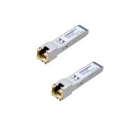 LINOVISION 1.25G SFP to RJ45 Copper Gigabit Ethernet Transceiver, Up to 328ft Distance, 1000BASE-T SFP-T Converter for Cisco, D-Link, Supermicro, Netgear, TP-Link and More (2 Pack)