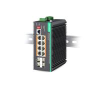 LINOVISION 8 Ports L2+ Full Gigabit BT PoE Switch with Remotely Cloud Management, Max 460W PoE Power