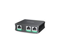 LINOVISION Industrial 2 Ports Gigabit PoE Extender, Passthrough and Split 30W POE to two PoE Cameras or Wireless APs, PoE Repeater or Booster to Extends Extra 100m