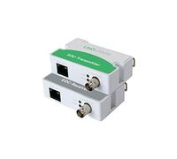 LINOVISION POE/Ethernet Over Coax EOC Converter IP Over Coax Max 1000m Power and Data Transmission Over Regular RG59 Coaxial Cable for Upgrading Analog Surveillance System to IP Surveillance System