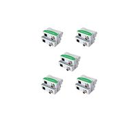 LINOVISION POE Over Coax EOC Converter IP Over Coax Max 1000m Power and Data Transmission Over Regular RG59 Coaxial Cable for Upgrading Analog Surveillance System to IP Surveillance System (5 Pack)