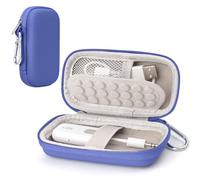 Linp Small Hard Travel Case for AirFly SE/Pro/Pro 2/Duo & Avantree Relay Bluetooth Transmitter Receivers, Protective Storage Bag for Wireless Audio Adapters and Headphone Airplane Gadgets (Blue)