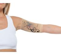 Linphelle Coverpicc - Upper Arm Cover for Picc Line, Soft Microfiber Arm Sleeve, Ideal for Picc Line, Glucose Sensor, Violin Key, Large