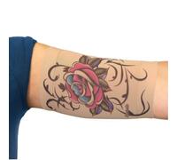 Linphelle Coverpicc - Upper Arm Cover for Picc Line, Soft Microfiber Arm Sleeve, Ideal for Picc Line, Glucose Sensor, Tattoo or Wounds, Rose, Size Extra Large