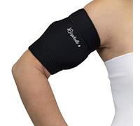 Linphelle Waterproof PICC Line Shower Cover - PICC Line Sleeve Cover for Upper Arm in Neoprene, Usable for Sea or Pool Bathing, Shower Sleeve for PICC Line, Glucose Sensors, Black, Size Large