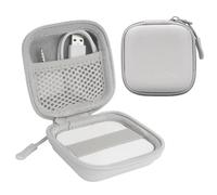 Linpr Card Reader Case for Square Contactless & Chip Reader (1st/2nd Gen), Mini Hard Shell Carrying Bag, Fits Credit Card Scanner, USB Cables & Small Accessories (Grey-PU)