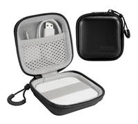 Linpr Card Reader Case for Square Contactless & Chip Reader (1st/2nd Gen), Mini Hard Shell Carrying Bag, Fits Credit Card Scanner, USB Cables & Small Accessories (Black)