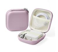 Linpr Charger Case for Macbook, Portable Tech Electronic Organizer Bag, Small Travel Storage Pouch for Laptop Accessories, MacBook Power Adapter, Charging Cords, USB Drives, Power Bank (Purple, M)