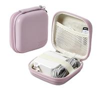 Linpr Charger Case for Macbook, Portable Tech Electronic Organizer Bag, Travel Storage Pouch for Laptop Accessories, MacBook Power Adapter, Charging Cords, USB Drives, Power Bank (Purple, M)