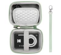 Linpr Compact Digital Camera Case Compatible With KODAK PIXPRO FZ55 F45/CAMKORY/Canon IXUS 285 HS/VAHOIALD, Waterproof EVA Hard Case with Cord Protective Cover for Digital Camera, green, ordinary