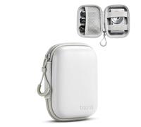 Linpr Digital Camera Case Compatible with CAMKORY/for Kodak PIXPRO/for Lecran/for VAHOIALD/for Canon IXUS 285 HS, Small Travel Cameras Storage Holder for Accessories SD Card (Light-Grey)
