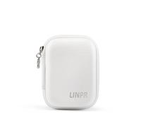 Linpr Digital Camera Case Compatible with CAMKORY/for Kodak PIXPRO/for Lecran/for VAHOIALD/for Canon IXUS 285 HS, Small Travel Cameras Storage Holder for Accessories SD Card (White)