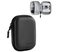 Linpr Digital Camera Case Compatible with CAMKORY/for Kodak PIXPRO FZ45/FZ55/for Lecran/for VAHOIALD/for Canon IXUS 285 HS, Small Travel Cameras Storage Holder for Accessories SD Card (Pu-Black)