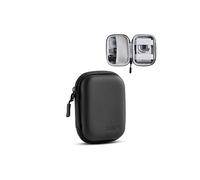 Linpr Digital Camera Case Compatible with CAMKORY/for Kodak PIXPRO FZ45/FZ55/for Lecran/for VAHOIALD/for Canon IXUS 285 HS, Small Travel Cameras Storage Holder for Accessories SD Card (Black PU)