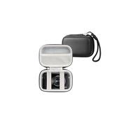 Linpr Digital Camera Case Compatible with Canon Powershot G7X Mark III/ SX740/ Sony ZV-1/RX100 VII/Panasonic ZS99, Small Travel Compact Cameras Storage Holder with Lanyard (Black)