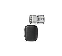 Linpr Digital Camera Case for Kodak PIXPRO FZ45/FZ55/IXNAIQY, Black | Compact Bag Compatible with CAMKORY DC403/Canon IXUS 285 HS/PowerShot, Small Travel Cameras Storage Holder for SD Card