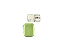 Linpr Digital Camera Case for Kodak PIXPRO FZ45/FZ55/IXNAIQY, Green | Compact Bag Compatible with CAMKORY DC403/Canon IXUS 285 HS/PowerShot, Small Travel Cameras Storage Holder for SD Card