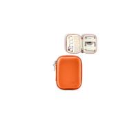 Linpr Digital Camera Case for Kodak PIXPRO FZ45/FZ55/IXNAIQY, Orange | Compact Bag Compatible with CAMKORY DC403/Canon IXUS 285 HS/PowerShot, Small Travel Cameras Storage Holder for SD Card
