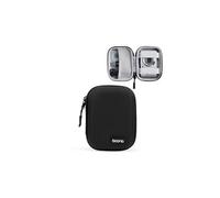 Linpr Digital Camera Case for Kodak PIXPRO FZ45/FZ55/IXNAIQY, Oxford-Black | Compact Bag Compatible with CAMKORY DC403/Canon IXUS 285 HS/PowerShot, Small Travel Cameras Storage Holder for SD Card