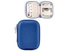 Linpr Digital Camera Case for Kodak PIXPRO FZ45/FZ55/IXNAIQY, Royal Blue | Compact Bag Compatible with CAMKORY DC403/Canon IXUS 285 HS/PowerShot, Small Travel Cameras Storage Holder for SD Card