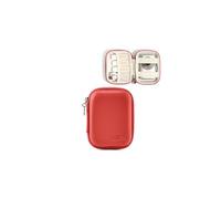 Linpr Digital Camera Case for Kodak PIXPRO FZ45/FZ55/IXNAIQY, Tomato Red | Compact Bag Compatible with CAMKORY DC403/Canon IXUS 285 HS/PowerShot, Small Travel Cameras Storage Holder for SD Card