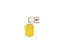 Linpr Digital Camera Case for Kodak PIXPRO FZ45/FZ55/IXNAIQY, Yellow | Compact Bag Compatible with CAMKORY DC403/Canon IXUS 285 HS/PowerShot, Small Travel Cameras Storage Holder for SD Card