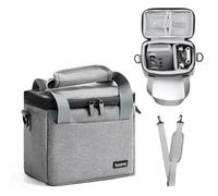 Linpr DJI Mini 4K/4/2 SE Travel Carrying Case, Portable Shoulder Bag for Drone & Controller Accessories, Waterproof Oxford Storage Bag with Strap Handle (Grey)