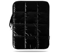 Linpr Puffy Laptop Sleeve 13 Inch Black, Waterproof Carrying Case Bag for Women, Fluffy Computer iPad Pro 12.9 Case, Compatible with MacBook Pro 12, MacBook Air M2 M1, Asus/Dell XPS/Lenovo in Cover