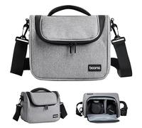 Linpr SLR/DSLR Camera Bag, Waterproof Crossbody Camera Case, Grey,Small | Shoulder Messenger Bag Professional, Camera Bags for Photographers, Compatible with Canon/Sony/Nikon/Fujifilm Camera and Lens