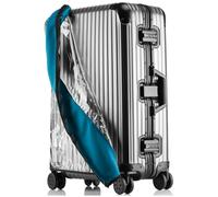Linpr Transparent PVC Suitcase Protector, No Disassembly Required Clear Luggage Wrap, Waterproof Travel Protector for Hard Cover Suitcase