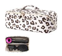 Linpr Travel Storage Bag for Dyson Airwrap/Shark Flexstyle, Leopard Brown