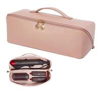 Linpr Travel Storage Bag for Dyson Airwrap/Shark Flexstyle, Rose Pink