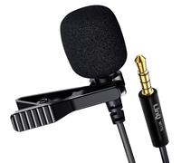 LinQ 3.5mm Tie Jack Microphone with Noise Reduction Rotating Clip 1.5m