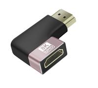 LinQ 8K UHD HDMI Female to HDMI Male Left Angle Video Adapter