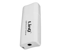 LinQ Audio Adapter Bluetooth USB / Jack 3.5mm Hands-free Kit, White