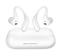 LinQ Bluetooth Earhook Headset with Touch Control, White