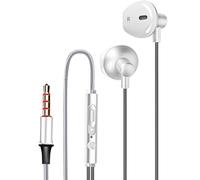 LinQ Braided Nylon In-Ear Earphones Jack 3.5mm Hands-Free Kit, White