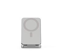 LINQ by Xtorm 3-in-1 Magnetic Wireless Power Bank & Stand 8000 mAh 20 W USB-C PD + Multiple Wireless Charging Recycled Aluminium Premium Stand Foldable for iPhone Watch AirPods Silver LQWPS082