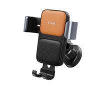 LinQ Car Mount in Leather for Air Vent with Auto Lock