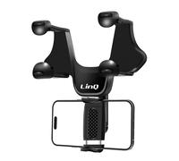LinQ Car Stand for Smartphone Rear-view Mirror Fix Rotating