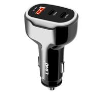 LinQ Cigar Lighter Power supply 50W Dual USB-C + USB Fast Recharge Compact