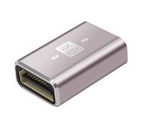 LinQ HDMI Female to HDMI Female Adapter Female 2.1 8K UHD, Silver